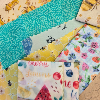 Beeswax Food Wraps - 3 Pack