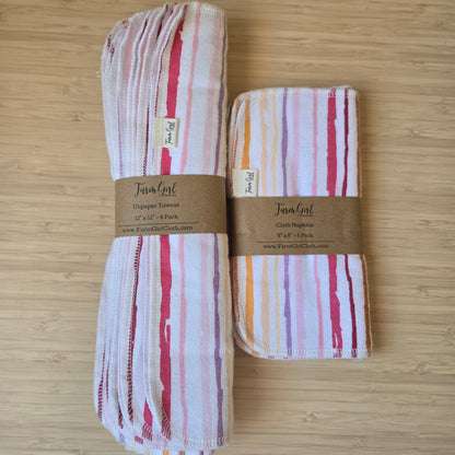 Paper less Reusable Cloth Sets