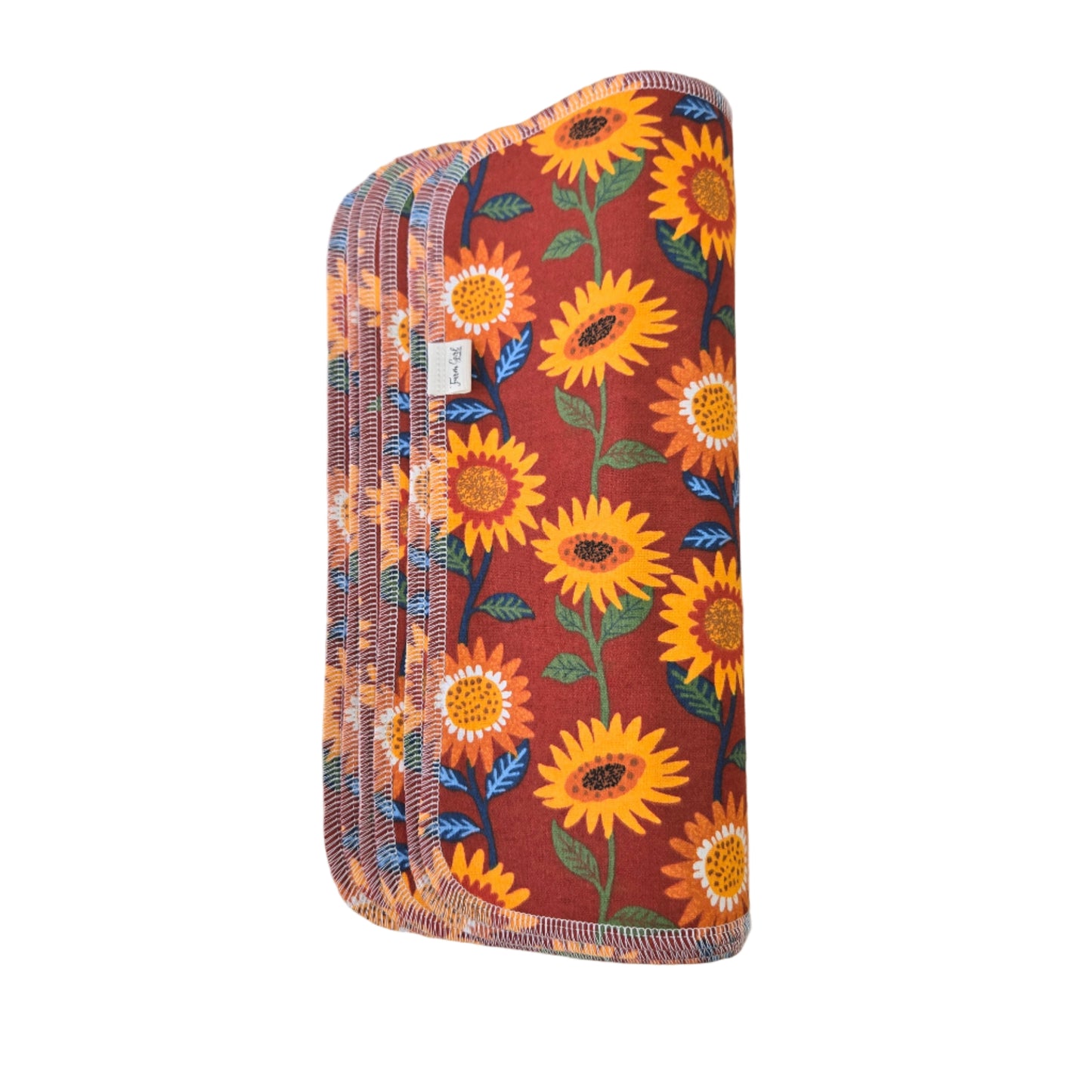 Paperless Reusable Towels | Bold Sunflowers