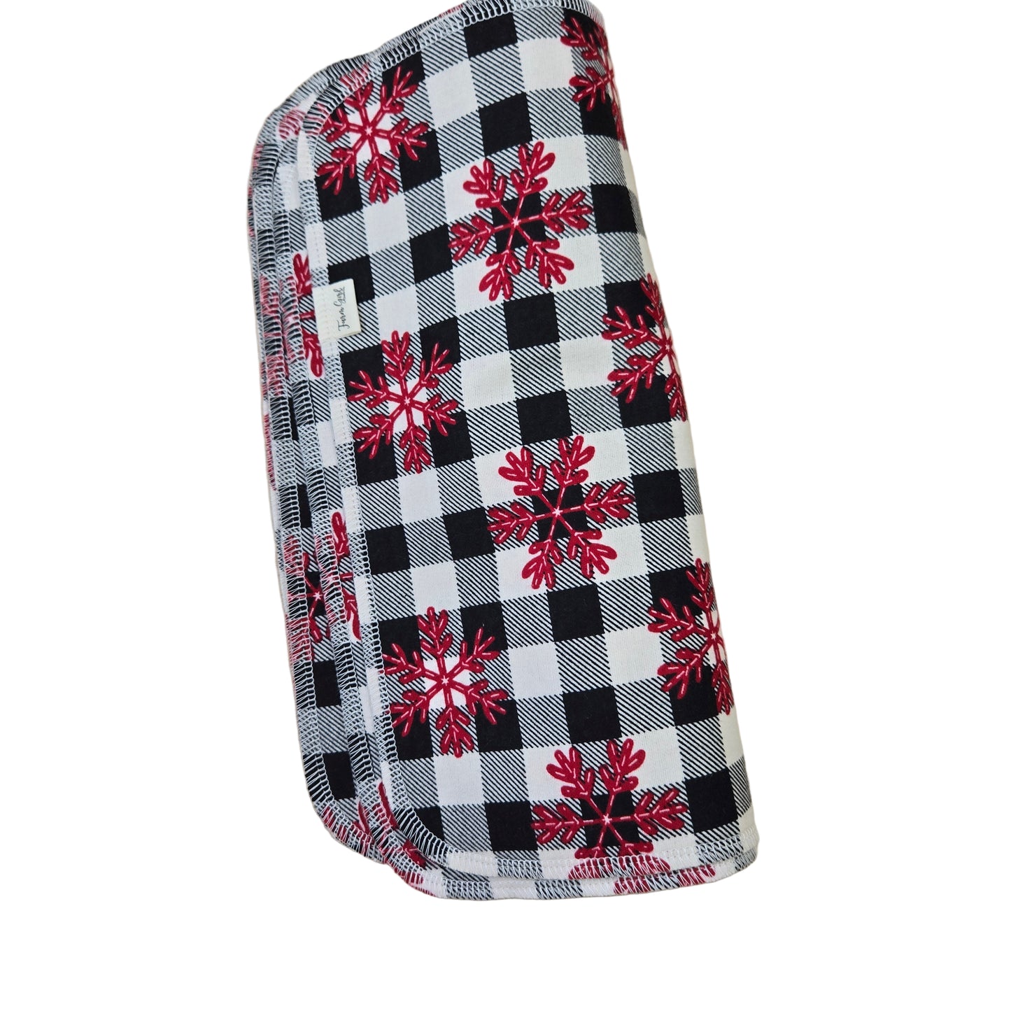 Paperless Reusable Towels | Buffalo Plaid and Snowflakes