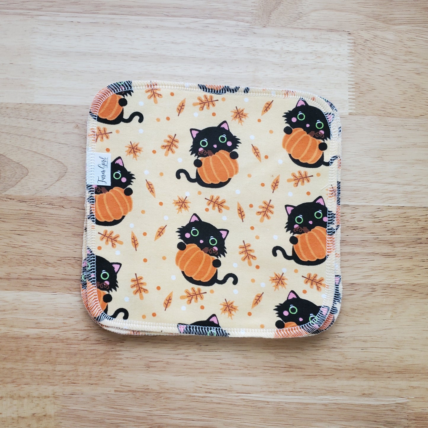 Cloth Napkins | Kitties and Pumpkins