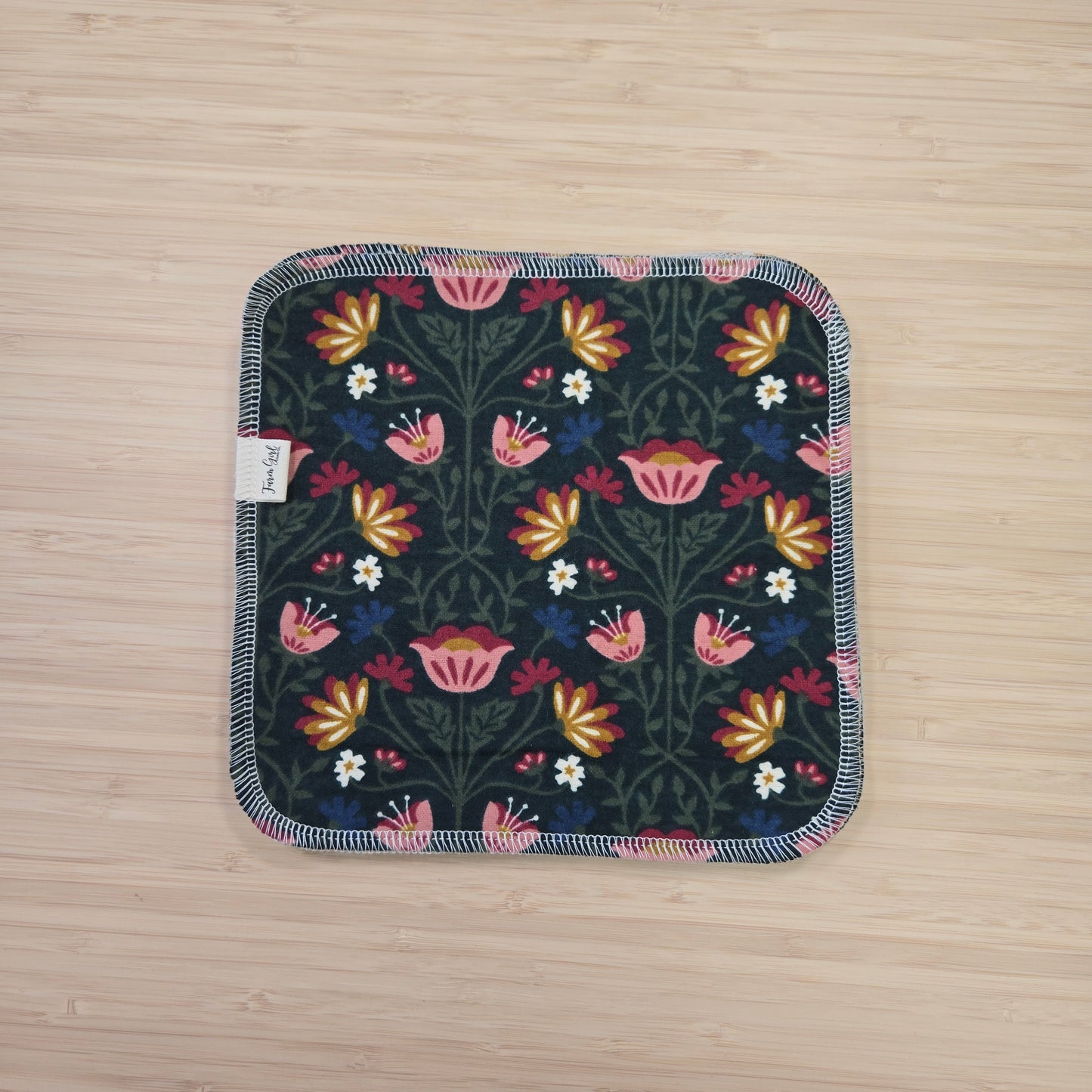 Cloth Napkins | Floral and Stems