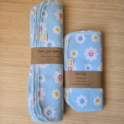 Paper less Reusable Cloth Sets