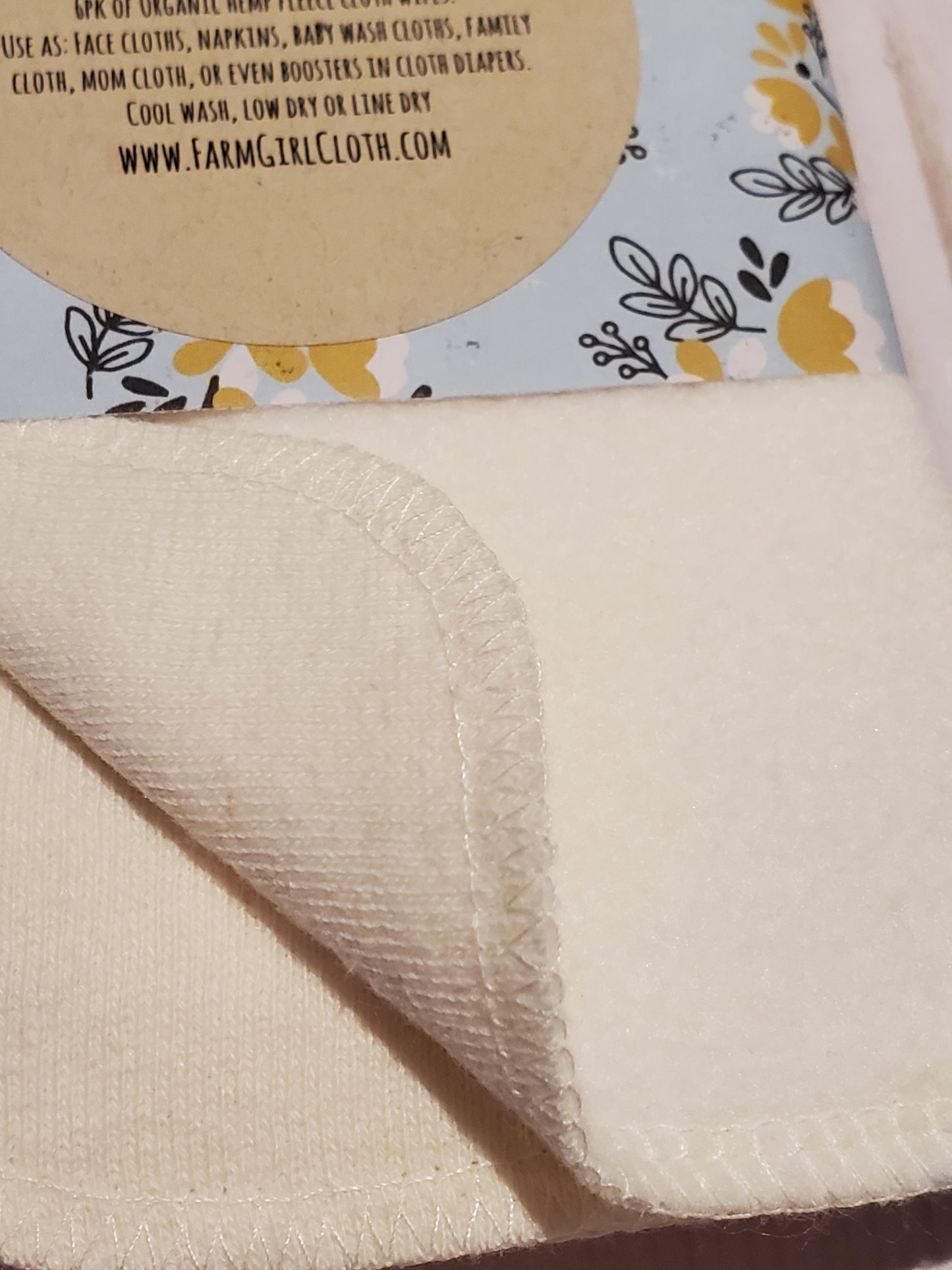 Organic Hemp Washcloths