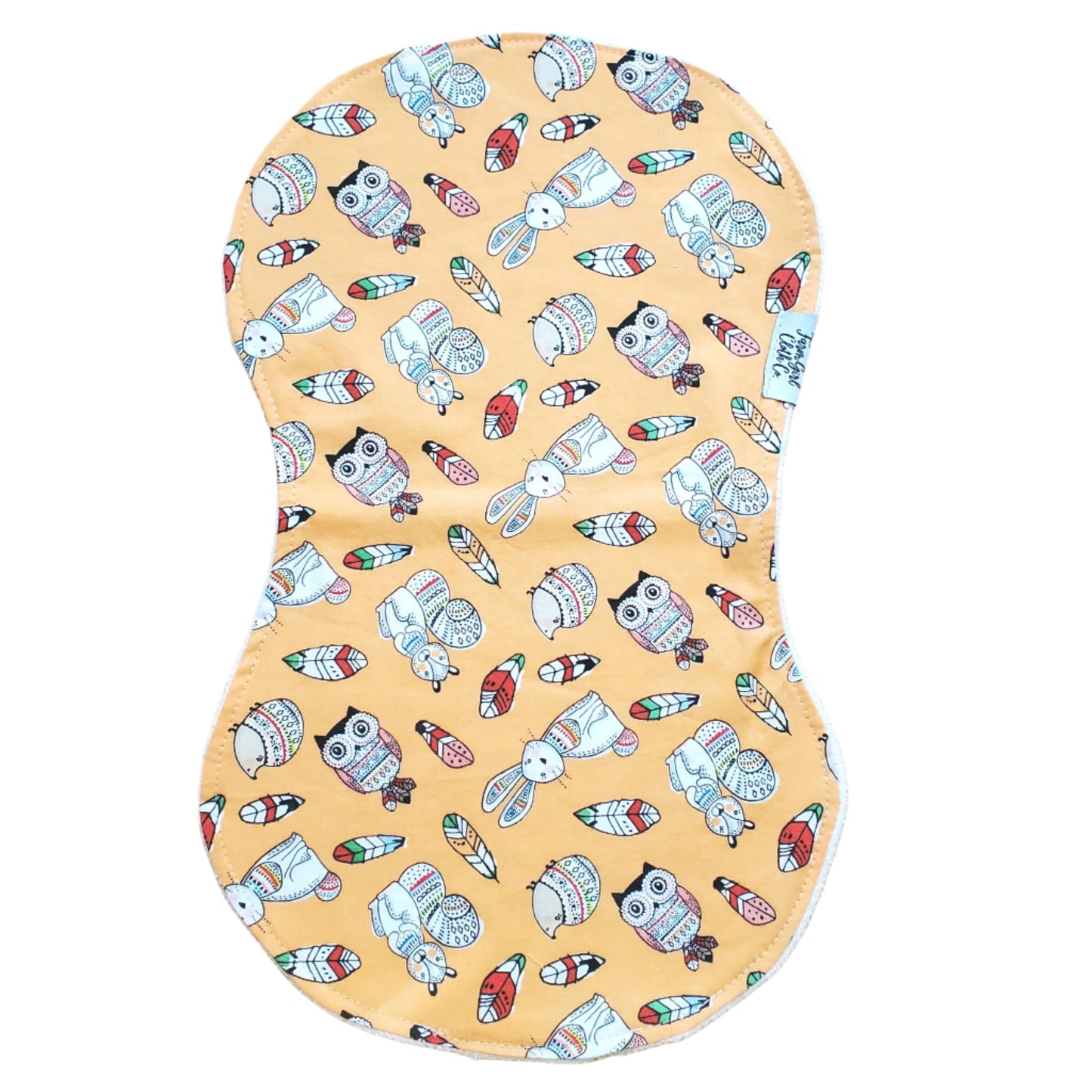 Baby Bib + Burp Cloth Set with Organic Hemp Fleece (custom order only)
