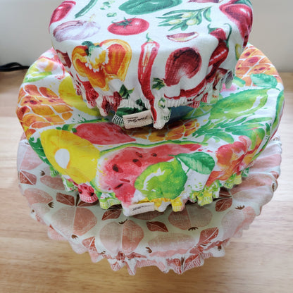 Bowl + Casserole Covers- Farm Girl Bowl Bonnets