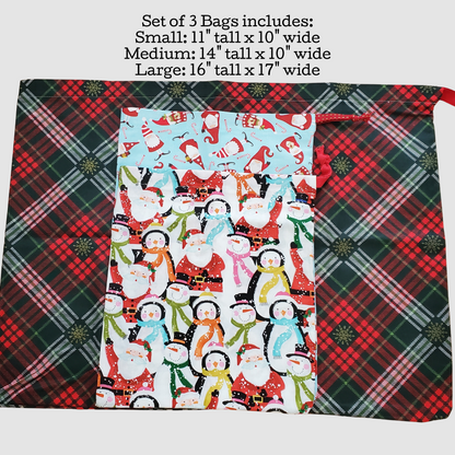 Cloth Gift Bags | Winter Holidays